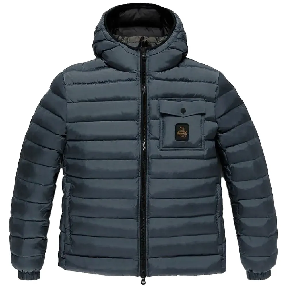 Refrigiwear Light Blue Nylon Men's Jacket