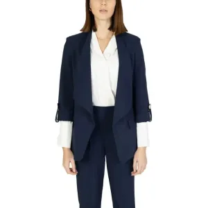 Rinascimento Blue 3/4 Sleeve Blazer for Women