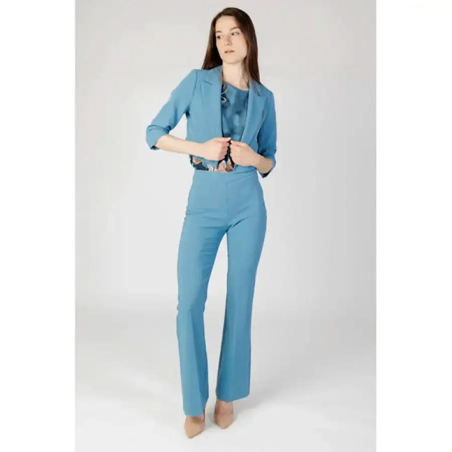 Rinascimento Women's Turquoise Blazer