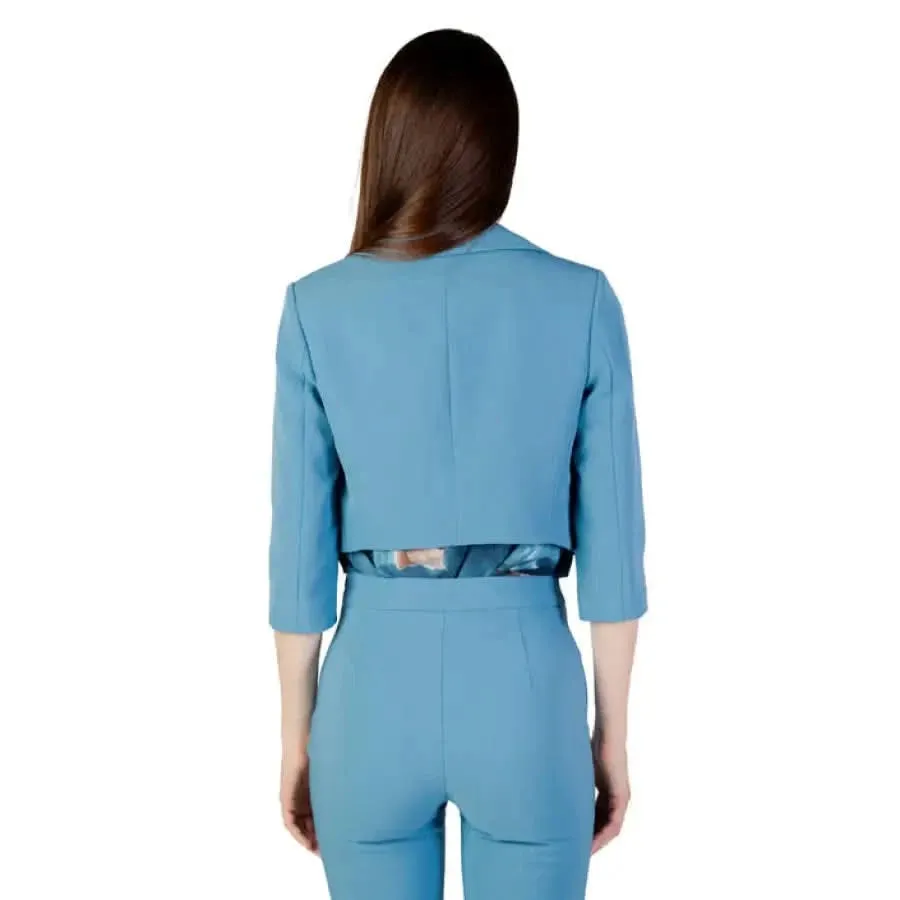 Rinascimento Women's Turquoise Blazer