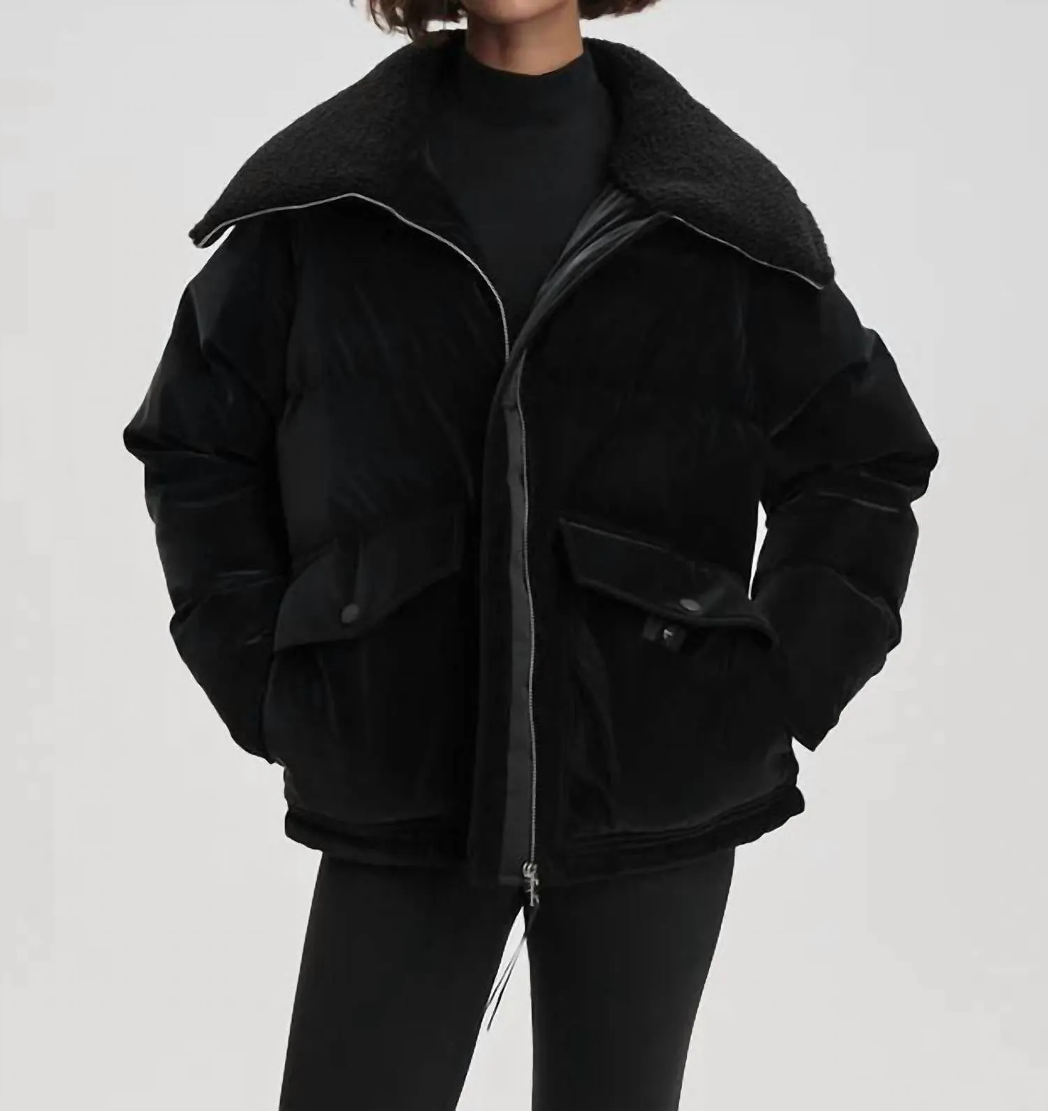 Roseville Down Jacket In Black