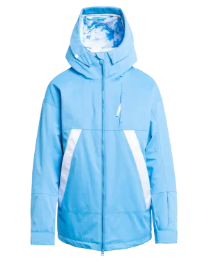 Roxy Women's Chloe Kim Technical Snow Jacket - Azure Blue