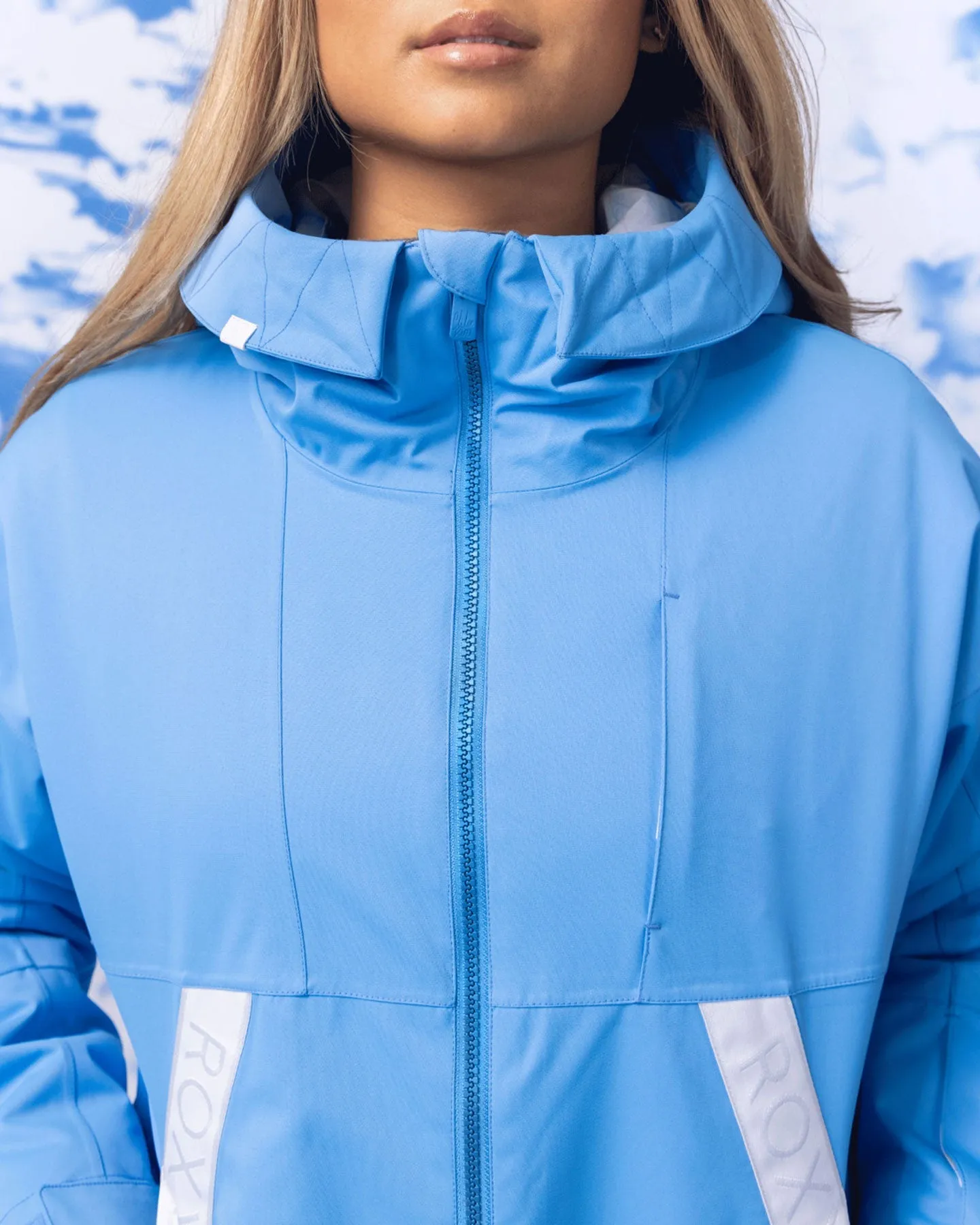 Roxy Women's Chloe Kim Technical Snow Jacket - Azure Blue