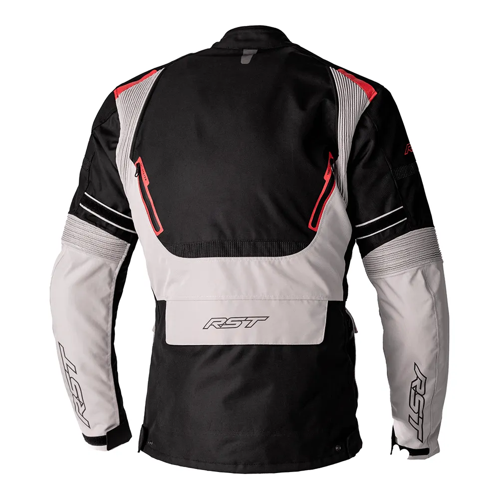 RST ENDURANCE CE TEXTILE JACKET [BLACK/SILVER/RED]