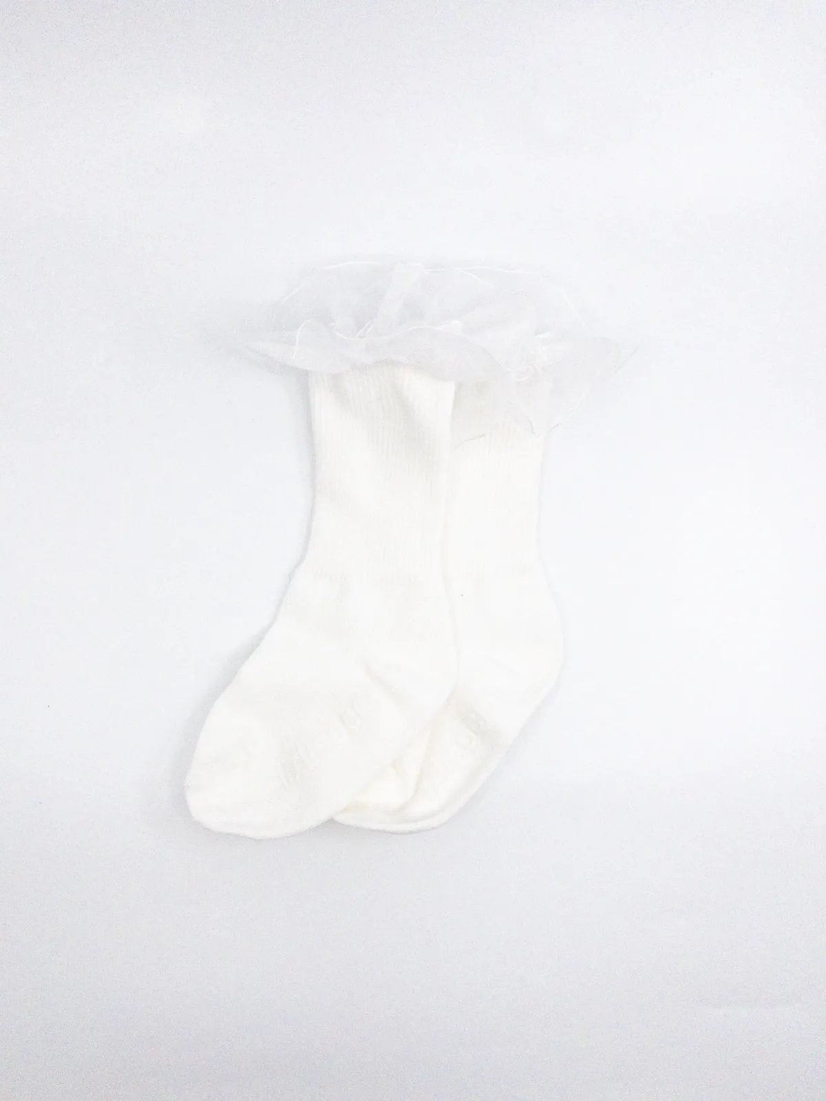 Ruffle Socks | White | Sizes 2-7Y