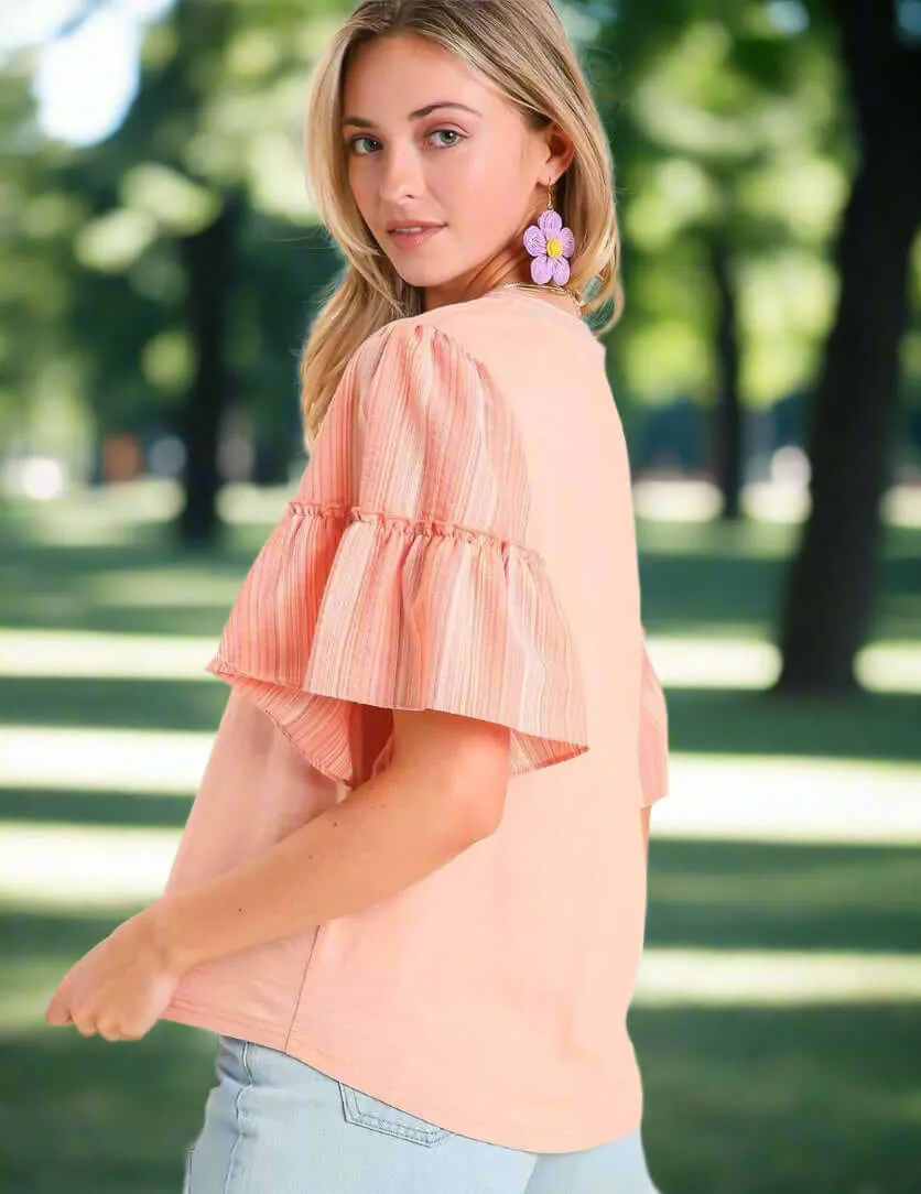RUFFLED BREEZE (peach)