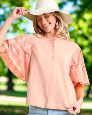 RUFFLED BREEZE (peach)