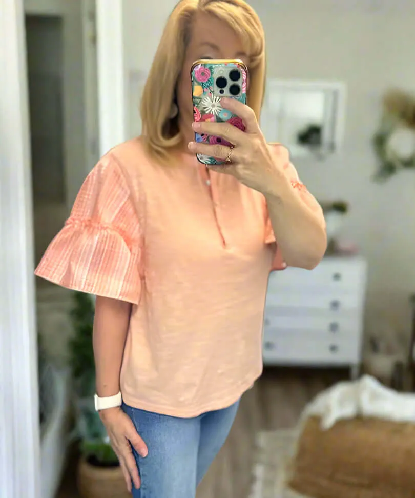 RUFFLED BREEZE (peach)