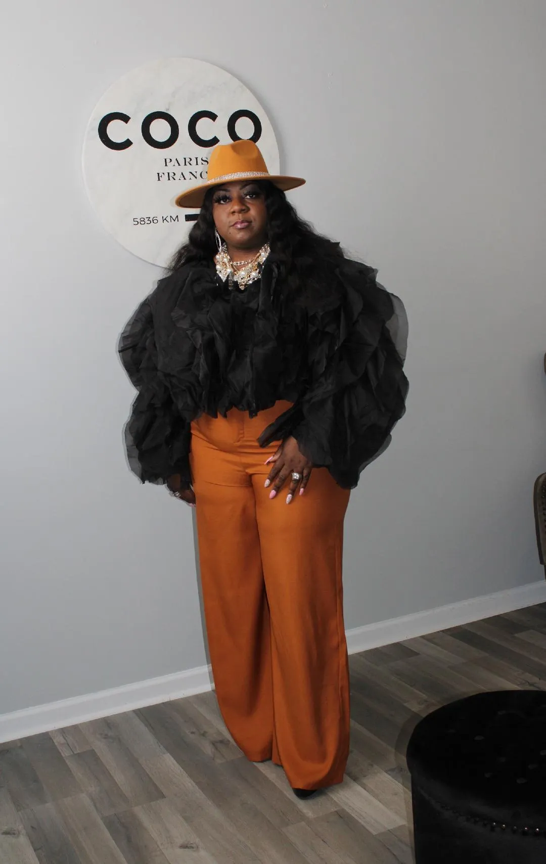 Ruffled Tulle Top "The Afterparty"