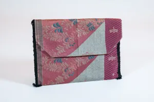 Shoulder Strap Purse of Vintage Kimono Fabric