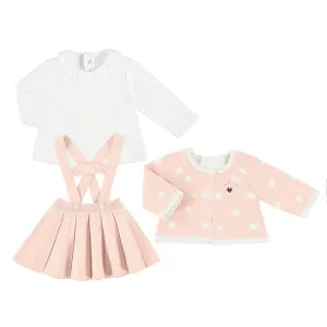 Skirt and Cardigan Set  2859