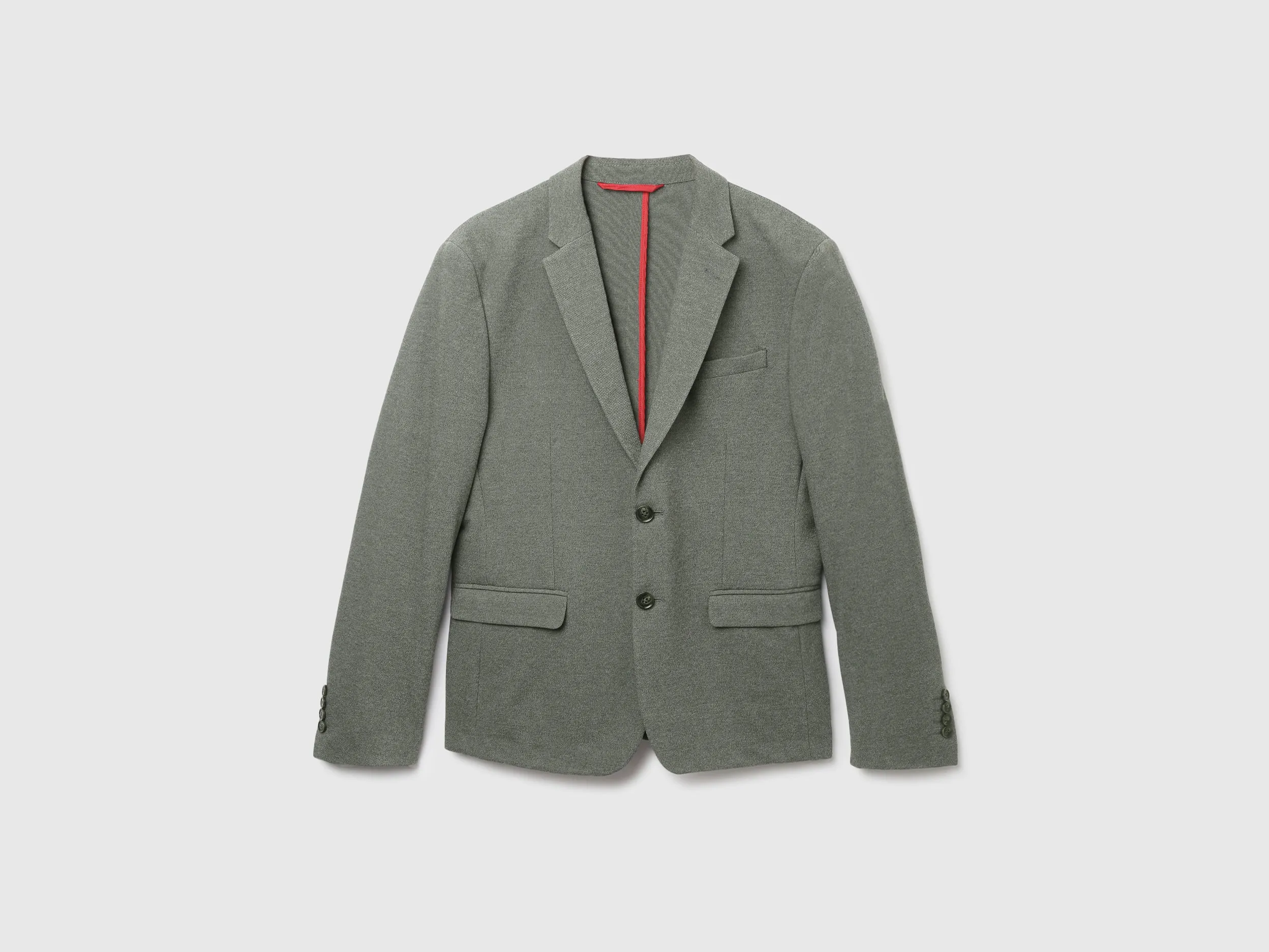 Slim Fit Lapel Collar Solid Coloured Jacket