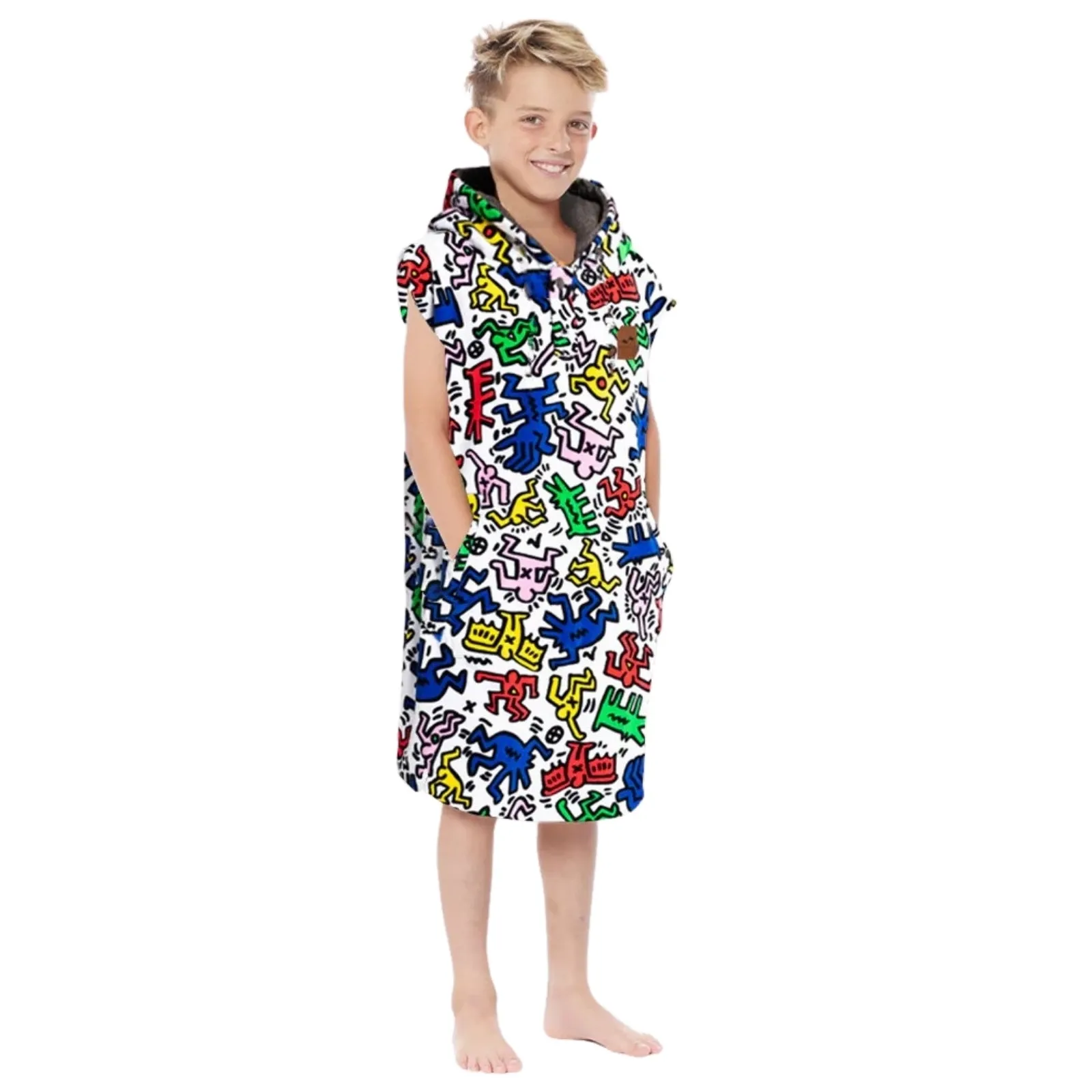 Slowtide Burrows Changing Poncho - Multi
