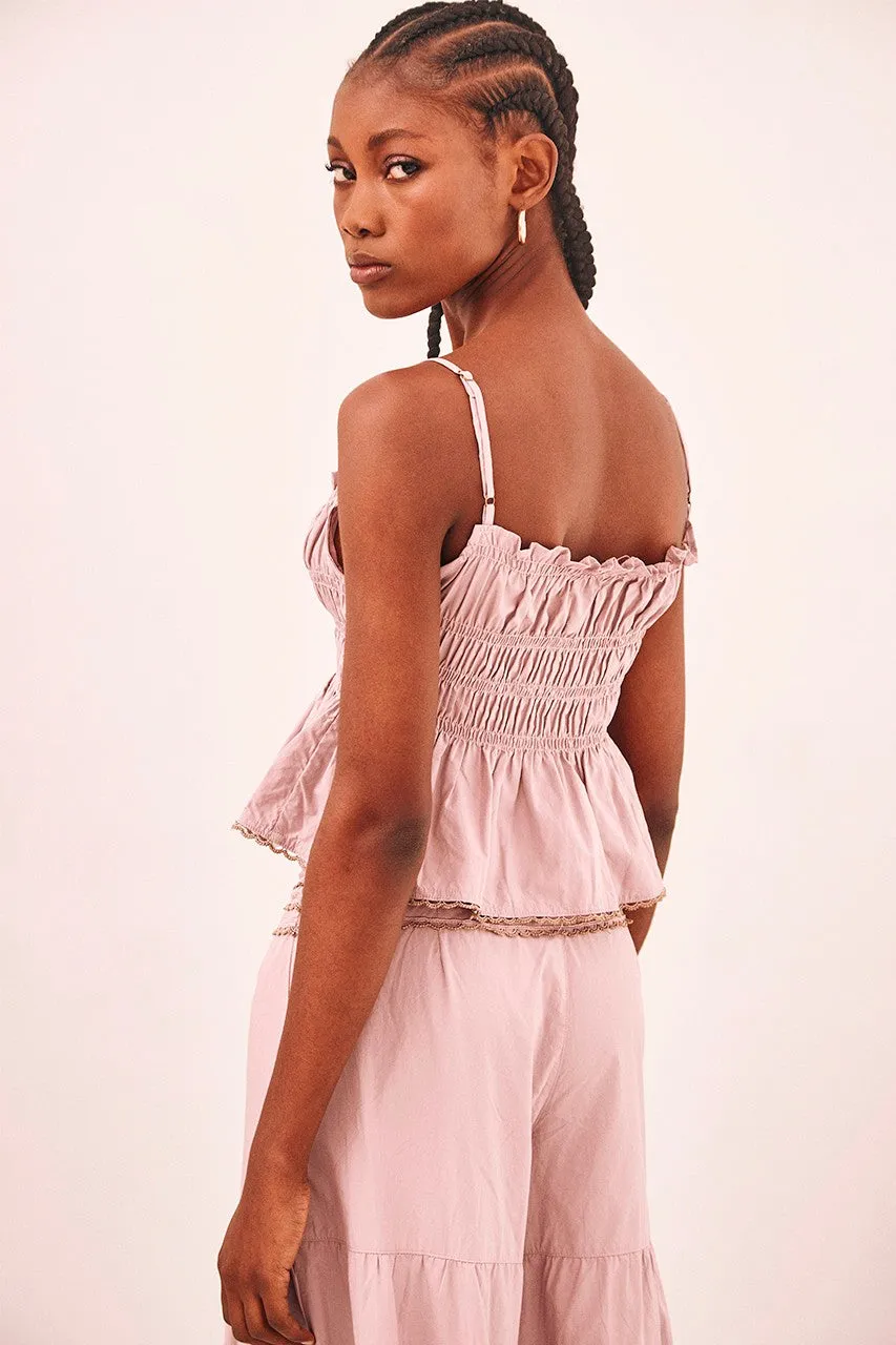 Smock Crop Top