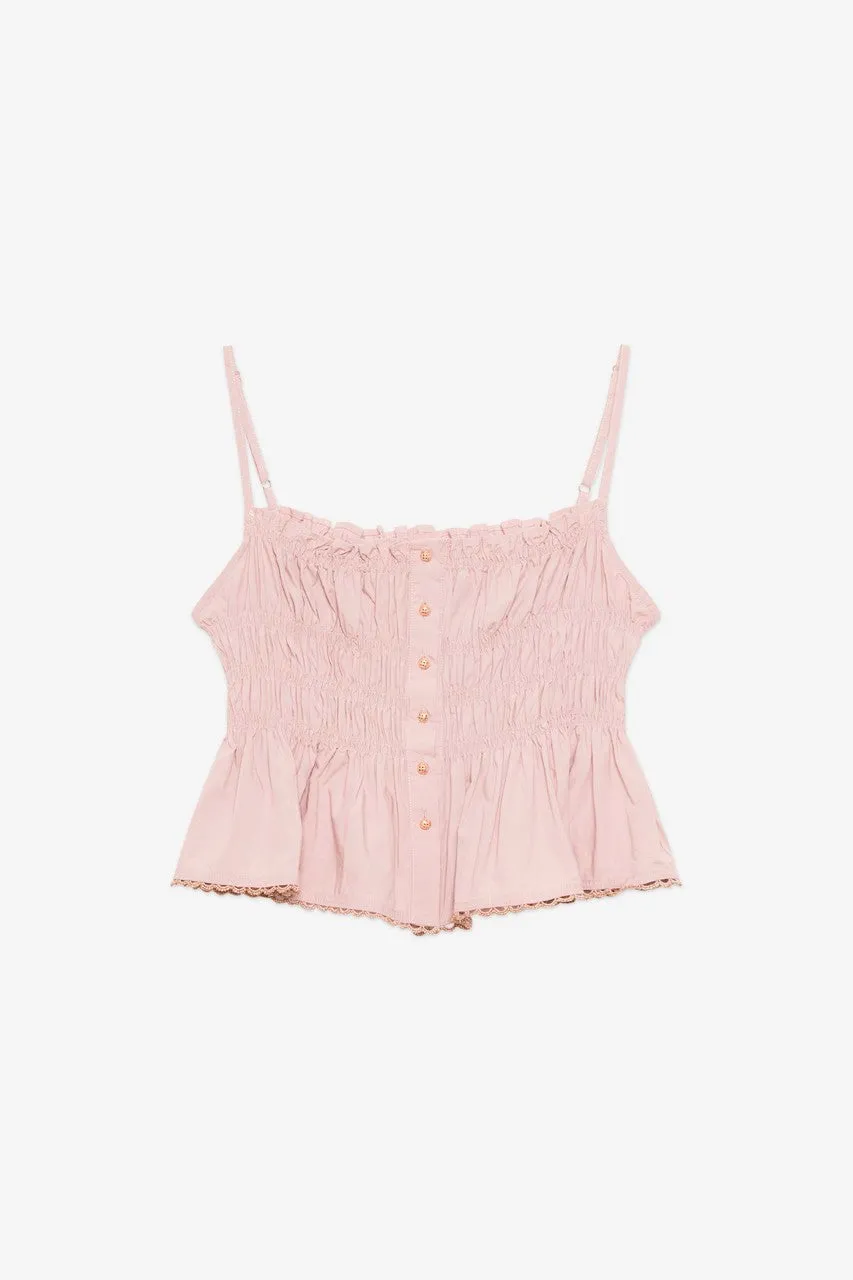 Smock Crop Top