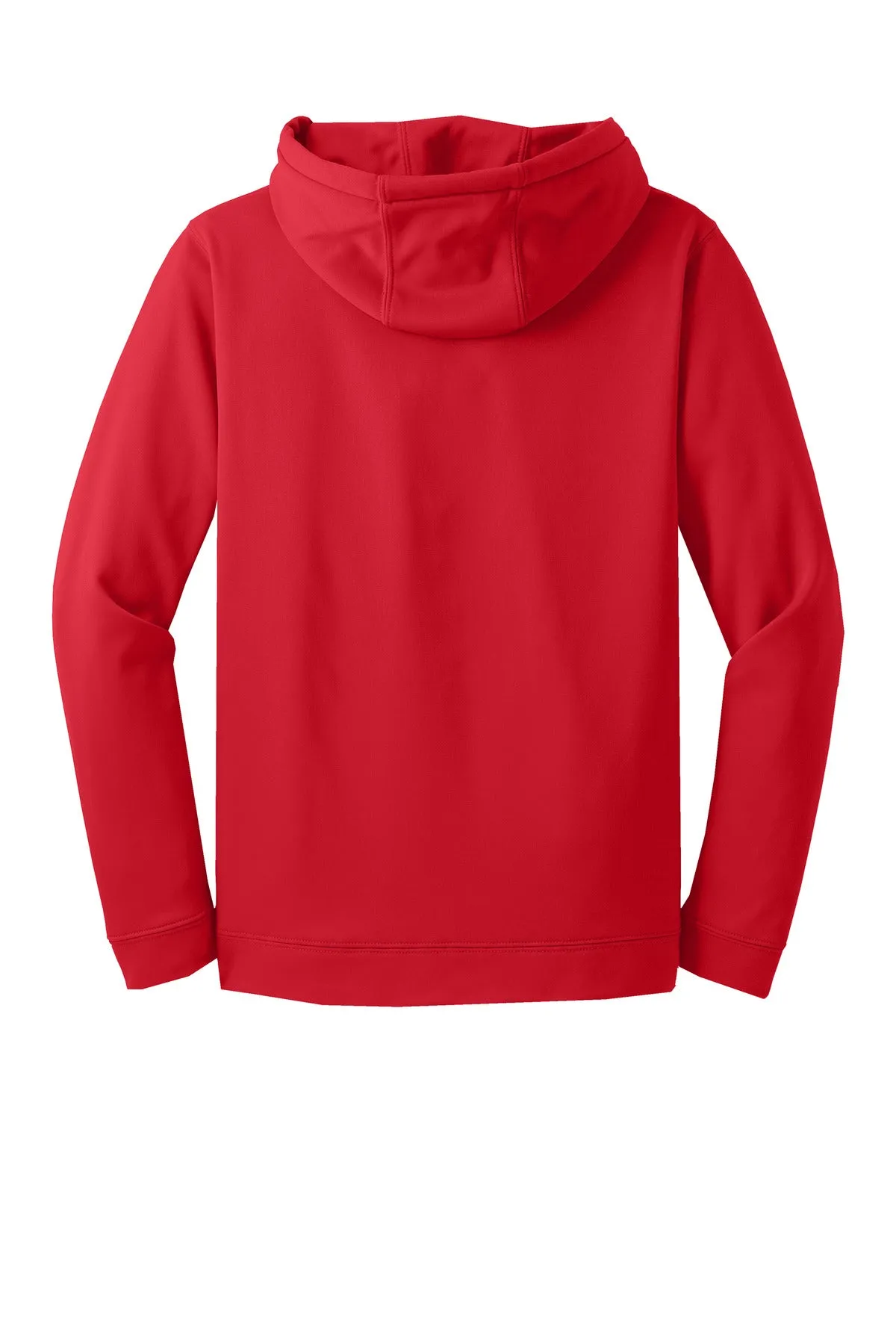 Sport-Tek Sport-Wick Fleece Hooded Pullover.  F244 Deep Red