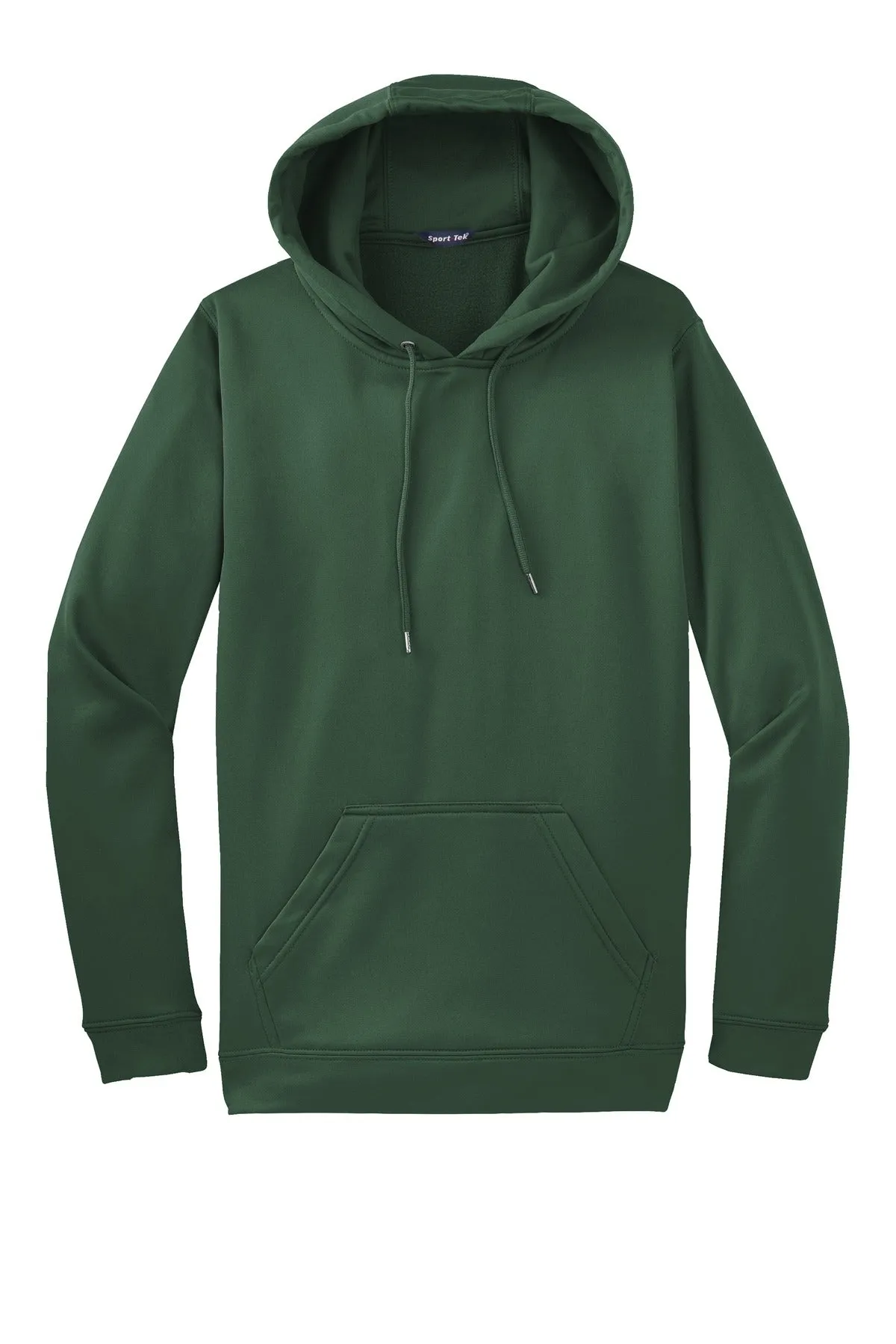 Sport-Tek Sport-Wick Fleece Hooded Pullover.  F244 Forest Green