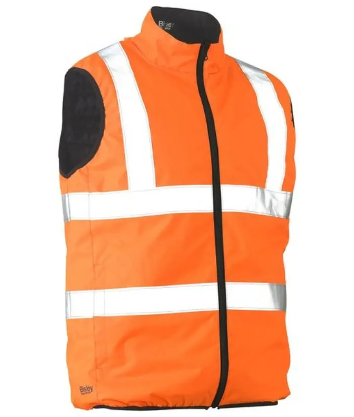 Taped Hi Vis Reversible Puffer Vest