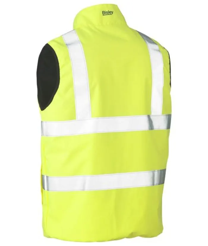 Taped Hi Vis Reversible Puffer Vest