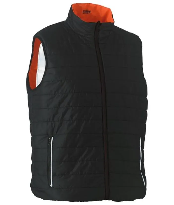 Taped Hi Vis Reversible Puffer Vest