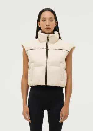 Taper Vest - Pearled Ivory