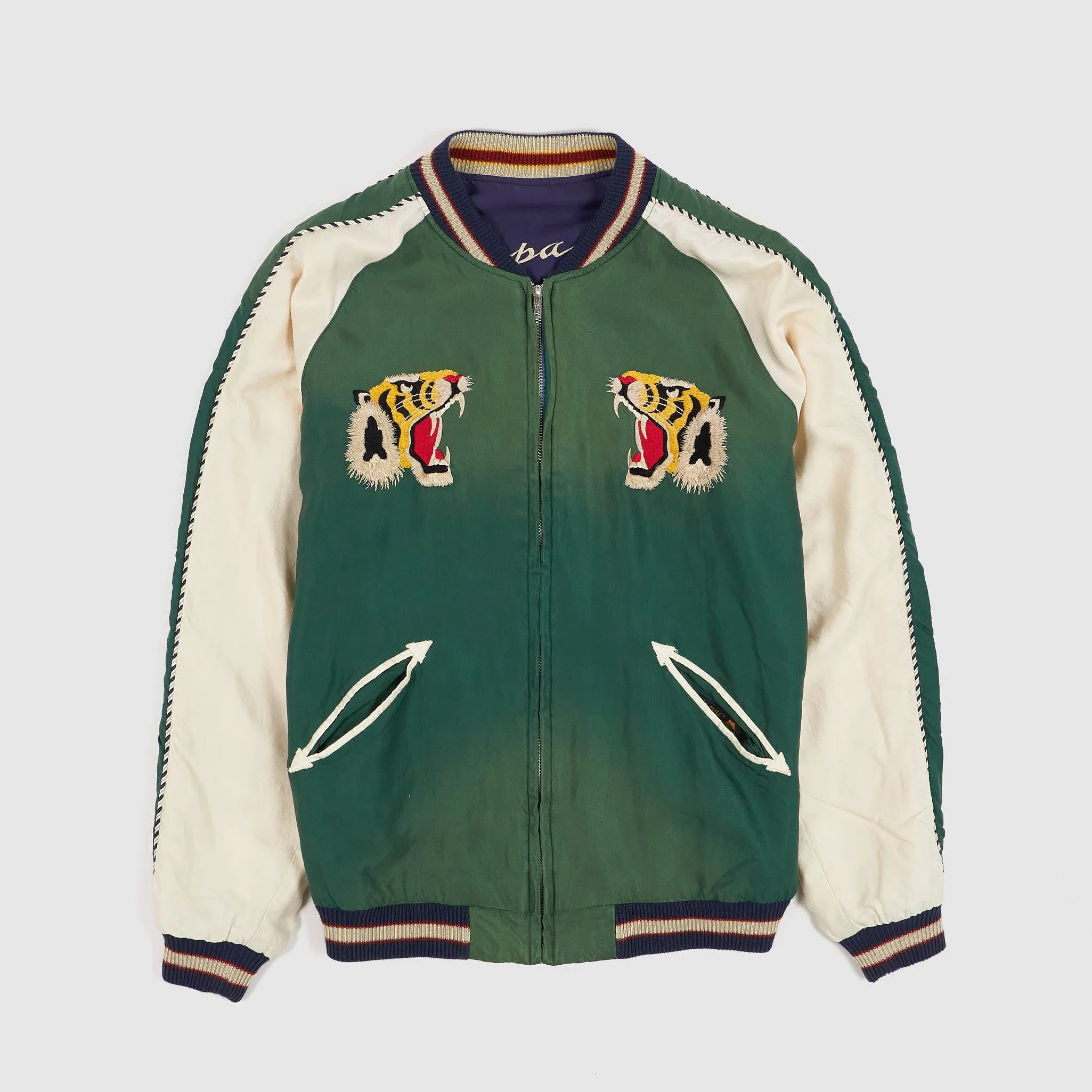Taylor Toyo Tiger-Dragon Reversible Souvenir Jacket