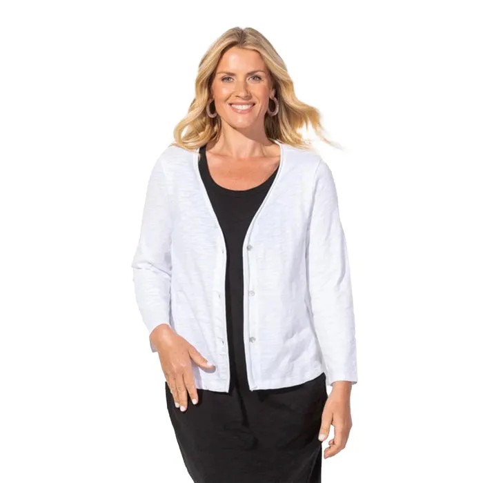 Textured Peruvian Cotton Chill Jacket - 10060