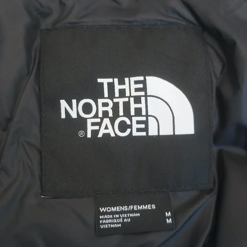 The North Face Nuptse Cropped Down Puffer Jacket Black Size Medium