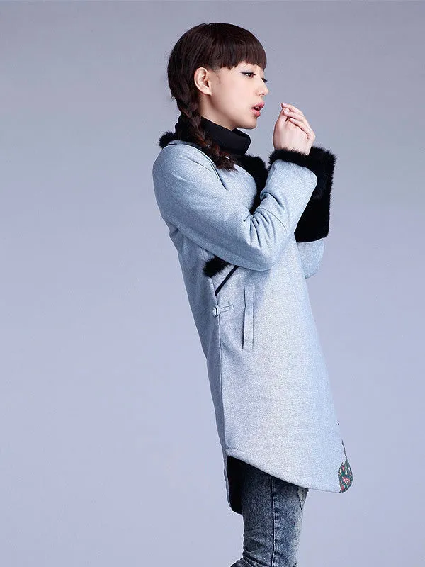 Tibetan Odval long puffer coat