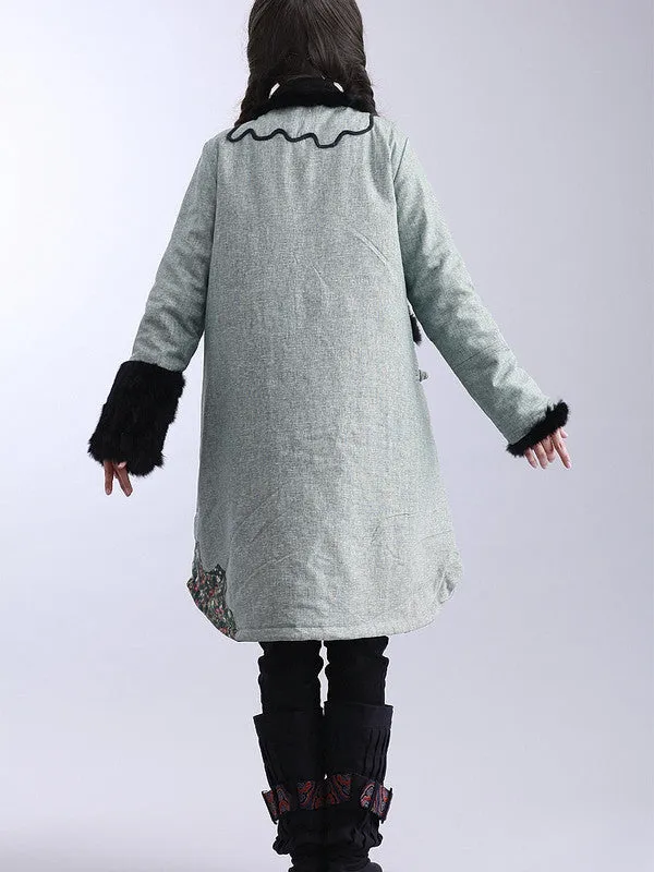 Tibetan Odval long puffer coat