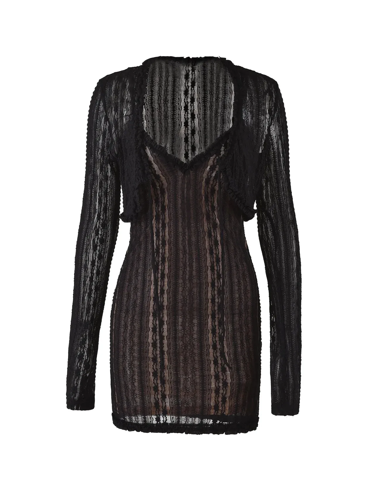 Tigermist - Sopha Two Piece Mini Dress in Black