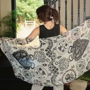 Token of Love Printed Bamboo Scarf