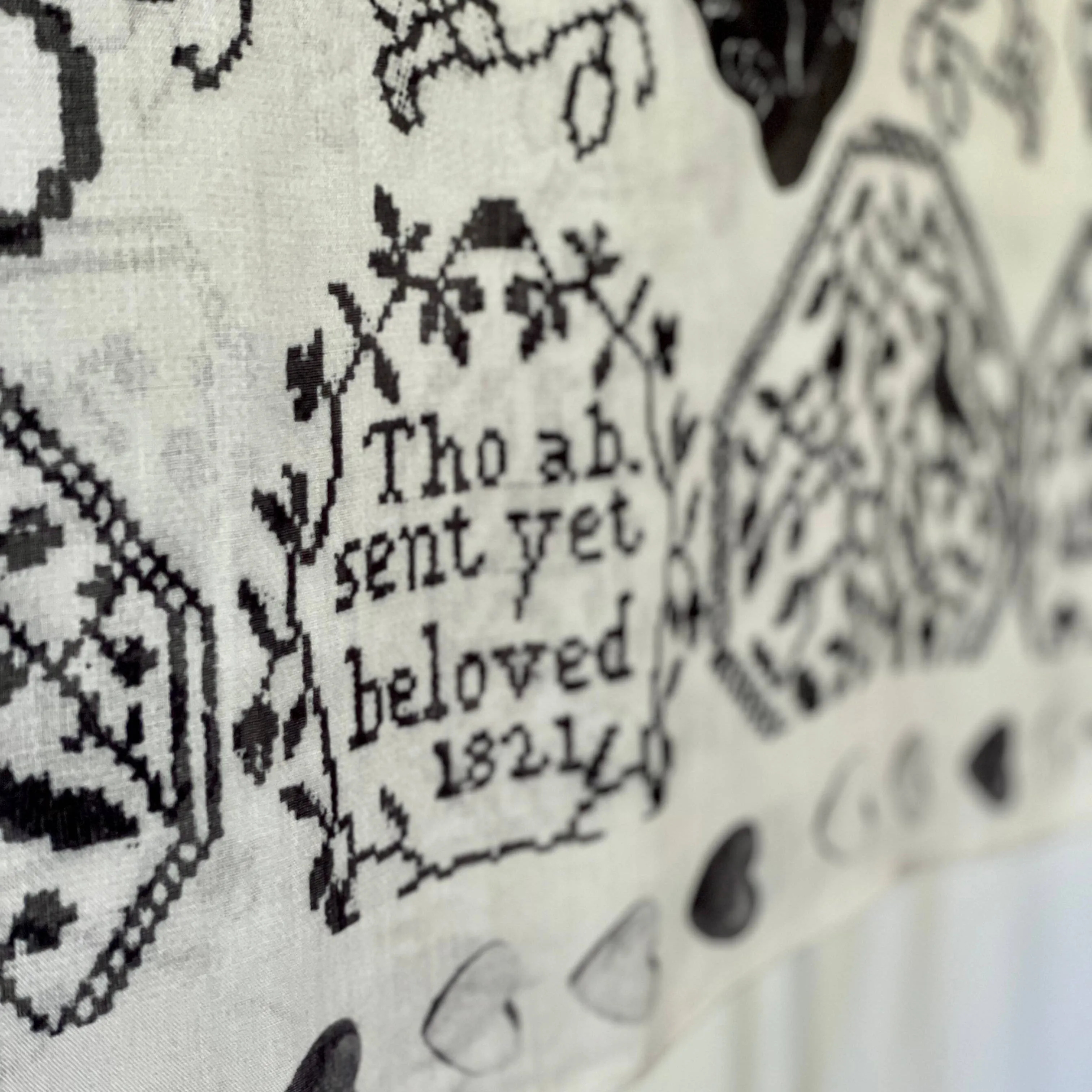 Token of Love Printed Bamboo Scarf