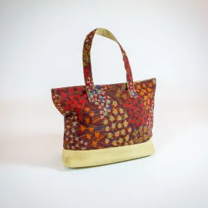 Tote Bag of Vintage Kimono Fabric