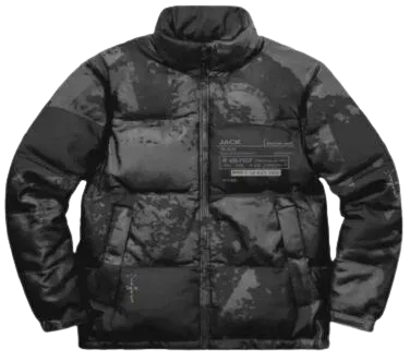 Travis Scott "System Reflective Down" Puffer Black