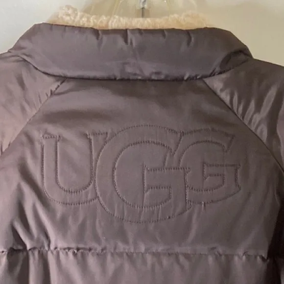 UGG Australia Down Filled Puffer Jacket Sz Medium