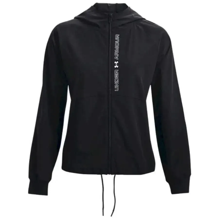 Under Armour Women's Black Hooded Blazer with Zip and Pockets