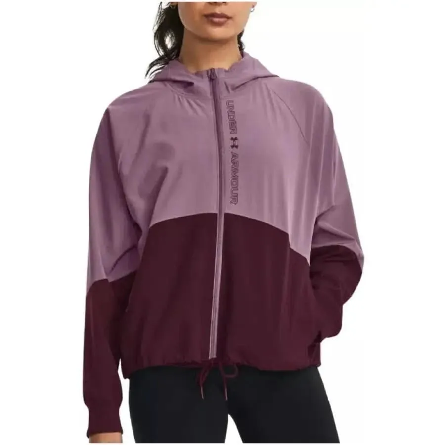 Under Armour Women's Black Hooded Blazer with Zip and Pockets