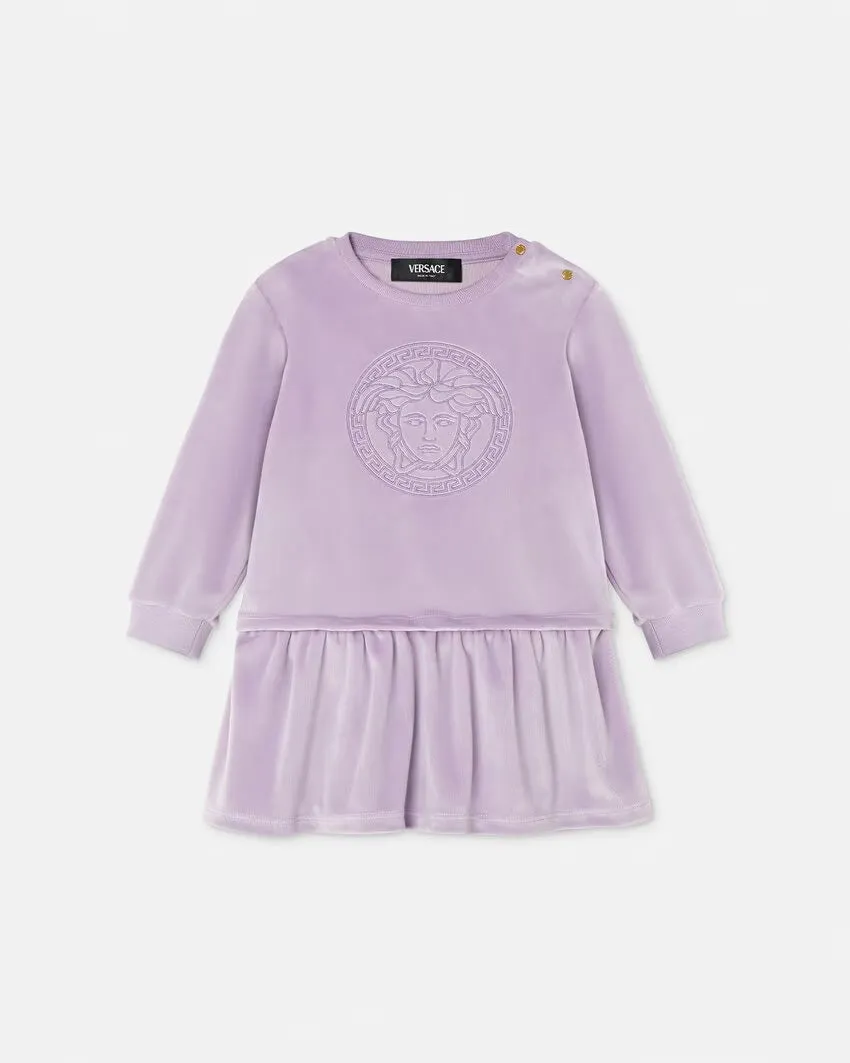 VELVET MEDUSA BABY DRESS