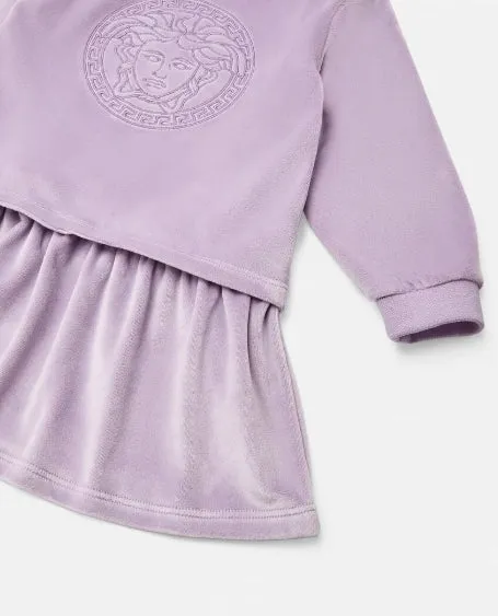 VELVET MEDUSA BABY DRESS