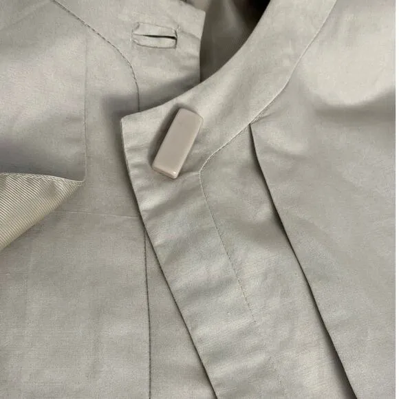 Vertigo Paris Swing Ruffle Sleeve One-Button Blazer