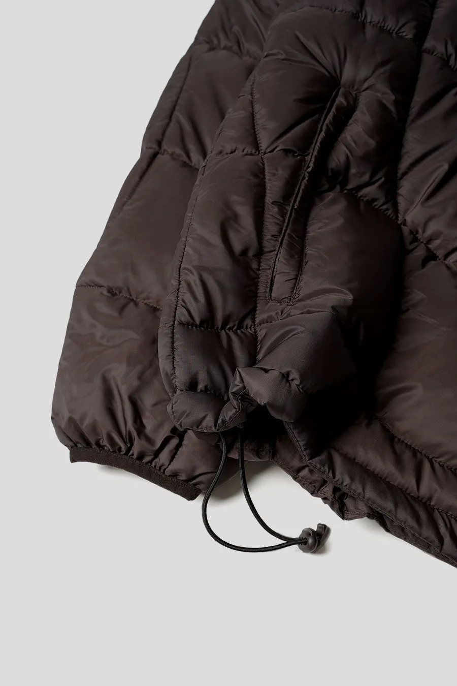 VESTE MIDWEIGHT WAVE PUFFER MARRON