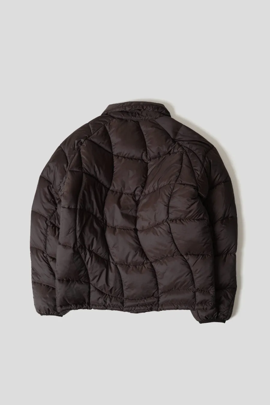VESTE MIDWEIGHT WAVE PUFFER MARRON