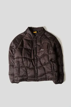 VESTE MIDWEIGHT WAVE PUFFER MARRON