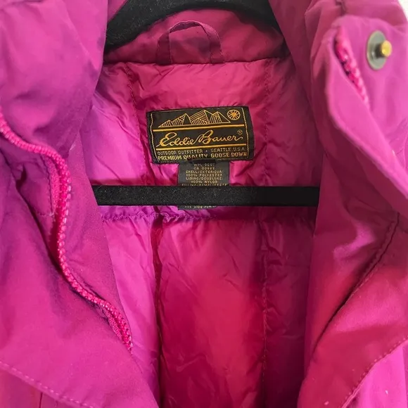 Vtg Eddie Bauer Puffer Coat Size S
