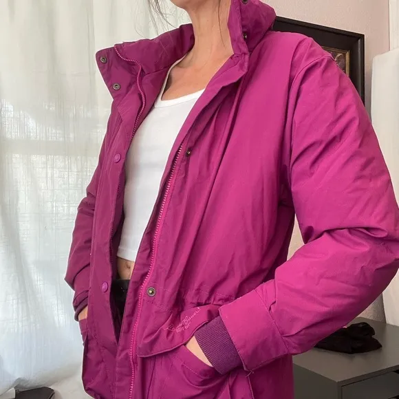 Vtg Eddie Bauer Puffer Coat Size S