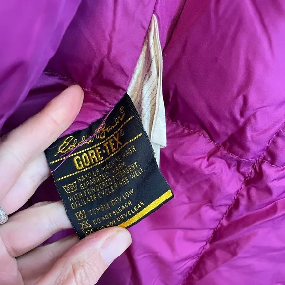 Vtg Eddie Bauer Puffer Coat Size S