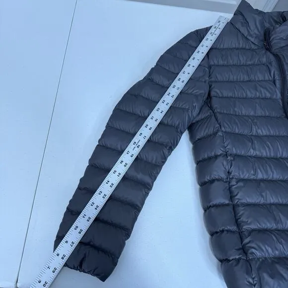 Wantdo Womens Jacket Small Gray Duck Down Puffer Ultra Light Packable Travel