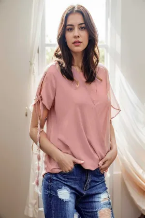 women s blouses loose solid belted long sleeve blouse