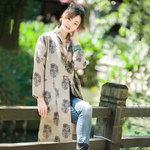Women's Blouses Summer Linen Blouses Ladies classic blouses